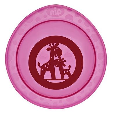 Тарелка для кормления Nip (37064) Розовая Spok