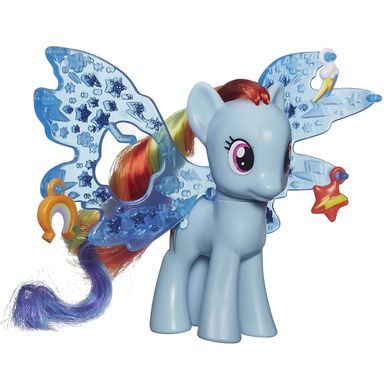 Игровой набор Hasbro My Little Pony Пони Делюкс с волшебными крыльями Rainbow Dash (B0358&B0671) Spok