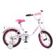 Велосипед детский Profi Flower 16" Бело-розовый (Y1685) Фото 1