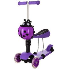 Самокат iTrike Maxi 2 в 1 JR 3-016 Фиолетовый Spok