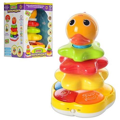 Развивающая игрушка Limo Toy Логическая пирамидка Оранжевая утка (7040) Spok