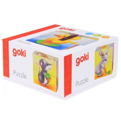Кубики Goki Зверюшки (57056) Spok