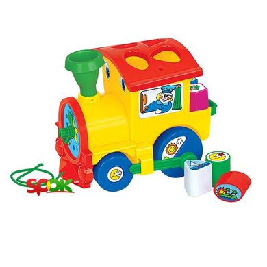 Развивающая игрушка Полесье Занимательный паровоз (5977) Spok
