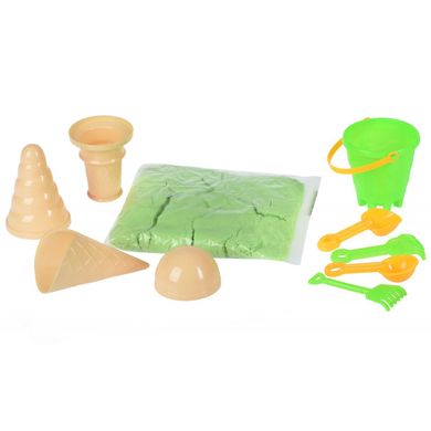 Волшебный песок Same Toy Omnipotent Sand 9 единиц Зеленый (HT720-10Ut) Spok