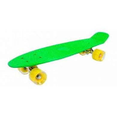 Скейт GO Travel Зелено-желтый (LS-P2206GYT) Spok