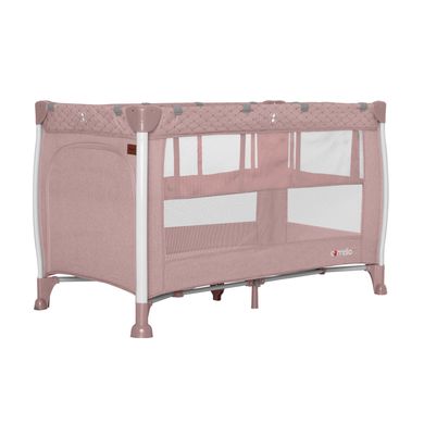 Кровать-манеж Carrello Polo+ Flamingo Pink (CRL-11606) Spok