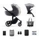 Универсальная коляска 2 в 1 Kinderkraft Prime 2 Shadow Grey (KSPRIM02GRY2000) Фото 1