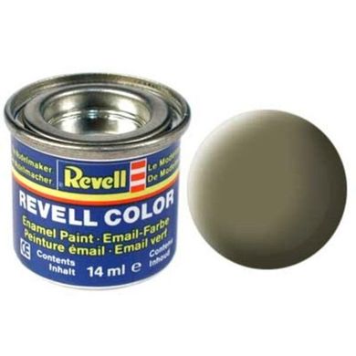 Краска светло-оливковая матовая light olive mat 14ml Revell (32145) Spok