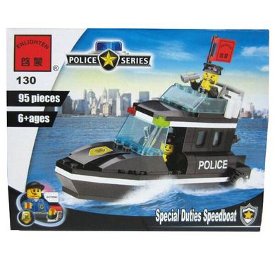 Конструктор Brick Полицейский катер (457830/130) Spok