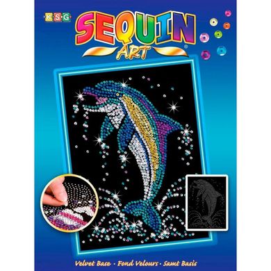 Набор для творчества Sequin Art Blue Дельфин (SA1516) Spok