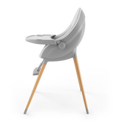 Стульчик для кормления 2 в 1 Kinderkraft Fini Up Grey (KHFINIUPGRY0000) Spok