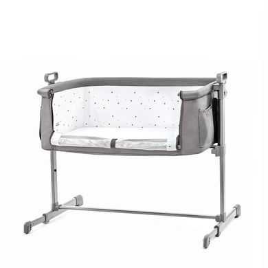 Приставная кроватка-люлька Kinderkraft Neste Grey (KKLNESTGRY0000) Spok