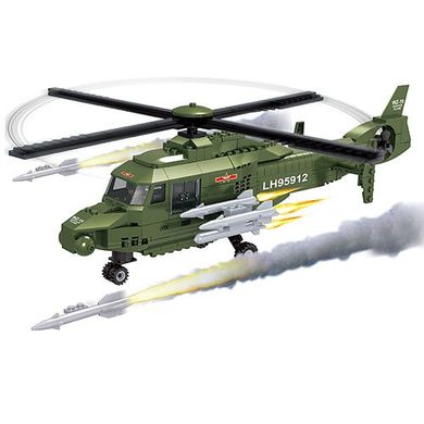 Конструктор Ausini Военный вертолет (22513) Spok