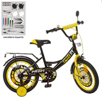 Детский велосипед Profi Original Boy 18" Черно-желтый (XD1843) Spok