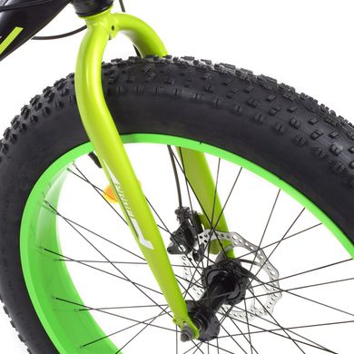 Велосипед Profi Power 26" 17" Чорно-зелений (EB26POWER 1.0 S26.2) Spok