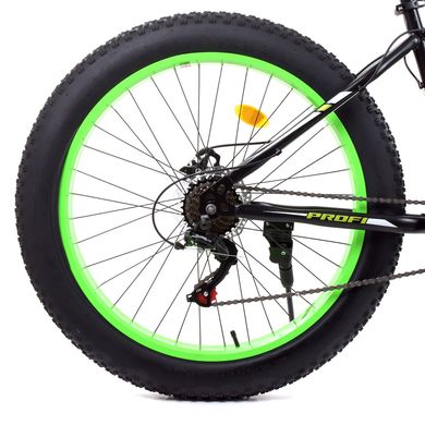 Велосипед Profi Power 26" 17" Черно-зеленый (EB26POWER 1.0 S26.2) Spok