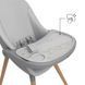 Стульчик для кормления 2 в 1 Kinderkraft Fini Up Grey (KHFINIUPGRY0000) Фото 3