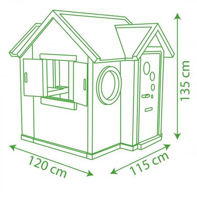 Игровой домик со звонком и замком Smoby My House (810402) Spok