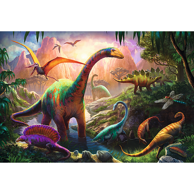 Пазл Trefl Мир динозавров 100 элементов (16277) Spok