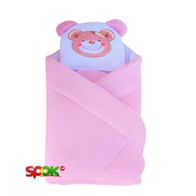 Конверт с подушкой для новорожденных Duetbaby Coral Fleece Розовый (60303) Spok