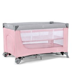 Кровать-манеж Kinderkraft Leody Pink (KCLEOD00PNK0000) Spok