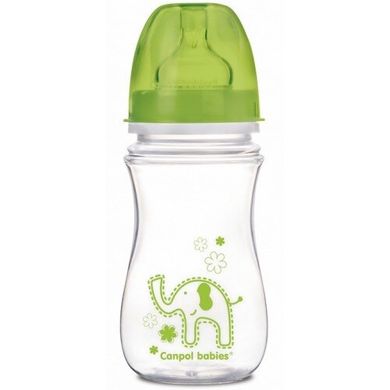 Бутылочка для кормления Canpol Babies EasyStart Цветные зверюшки 240 мл, в ассортименте (35/206) Spok