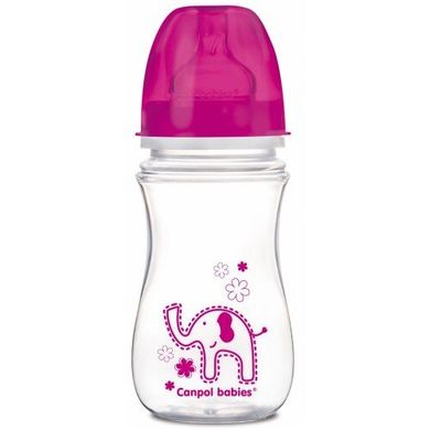 Бутылочка для кормления Canpol Babies EasyStart Цветные зверюшки 240 мл, в ассортименте (35/206) Spok