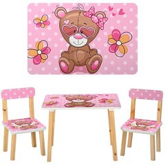 Столик Bambi Розовый Мишка (501-9) Spok