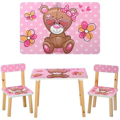 Столик Bambi Розовый Мишка (501-9) Spok