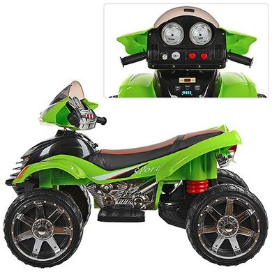 Квадроцикл Bambi M 3101(MP3)EBLR-5 Green (кожа) Spok