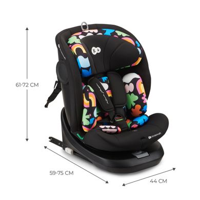 Автокрісло Kinderkraft i-Grow i-Size Happy Shapes (KCIGRO00HAP0000) Spok