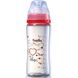 Стеклянная бутылочка с широким горлышком BabyOno 1342, 240 мл Красный Фото 1